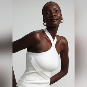 NY&C Sleeveless Halterneck Sweater